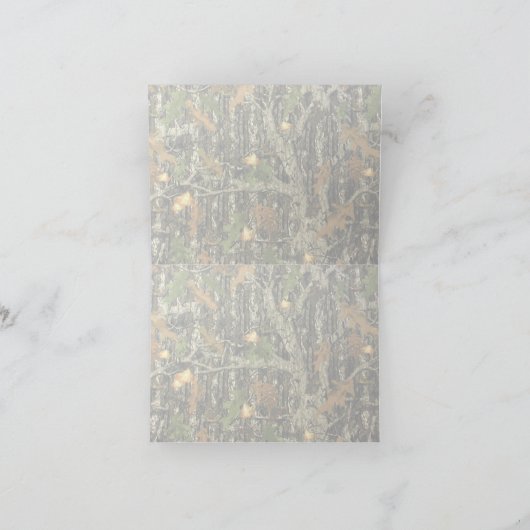 Camo Trouwkaarten Bedankt (Binnen)