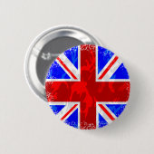 Camo Union Jack Ronde Button 5,7 Cm (Voorkant /achterkant)