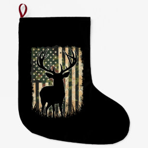 Camo US Vlag Heren Jagen Camouflage Hunter Grote Kerstsok