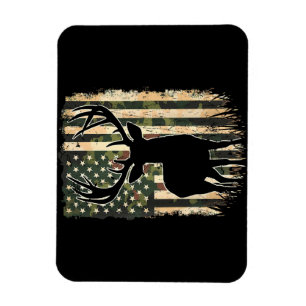 Camo US Vlag Heren Jagen Camouflage Hunter Magneet