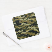 Camo Vierkante Sticker (Envelop)