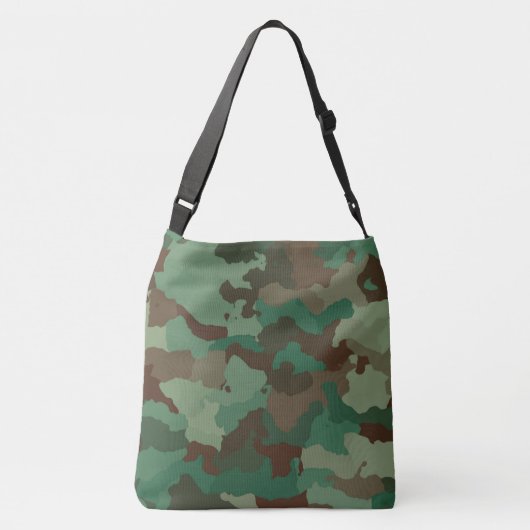Camo voor Groot Crossbody Tas (Achterkant)