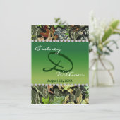 Camo Wedding Invitations Kaart (Staand voorkant)