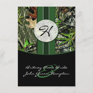 Camo Wedding Invitations Kaart