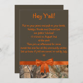 Camo Wedding Invite Kaart (Voorkant / Achterkant)
