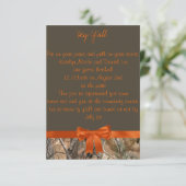 Camo Wedding Uitnodiging (Staand voorkant)