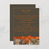 Camo Wedding Uitnodiging (Voorkant / Achterkant)