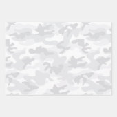 Camo White Grey Adventure Fun Inpakpapier Vel (Voorkant)