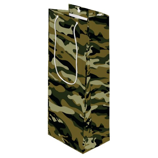 Camo Wijn Cadeautas (Voorkant Gekanteld)