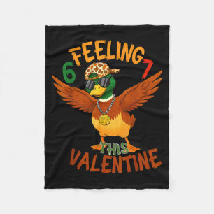 Camo Zes Zeven Bruh Valentijn 67 Eend Jagen 6 7 Fleece Deken