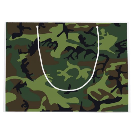 CAMOFLAUGE PATROON GROOT CADEAUZAKJE (Voorkant)