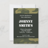 Camoflauge Save The Date (Achterkant)