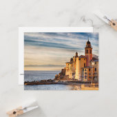 Camogli, Italië Kaart (Voorkant / Achterkant in situ)