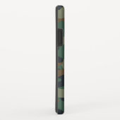 Camoppatroon met Oranje monogram Case-Mate iPhone Case (Achterkant/rechts)