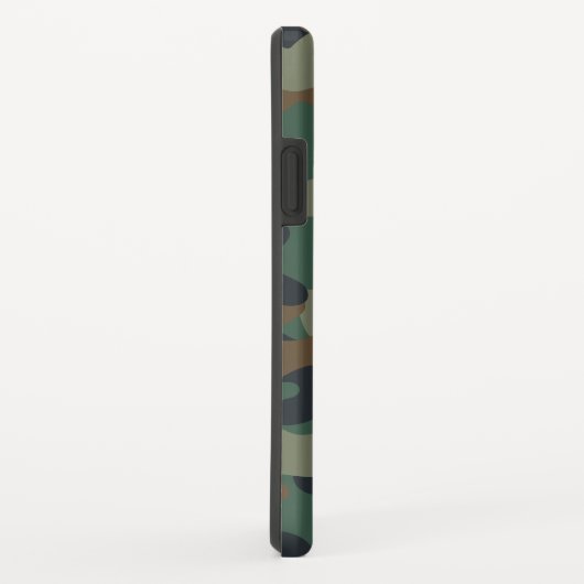 Camoppatroon met Oranje monogram Case-Mate iPhone Case (Achterkant/rechts)