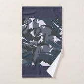Camou bleu (Serviette à main)