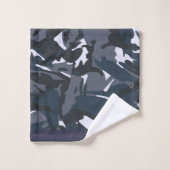 Camou bleu (Gant de toilette)