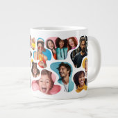 Camouflage 14 Photo Mug Extra Grote Beker (Voorkant rechts)