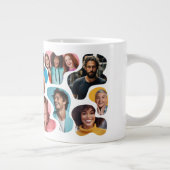 Camouflage 14 Photo Mug Extra Grote Beker (Rechts)