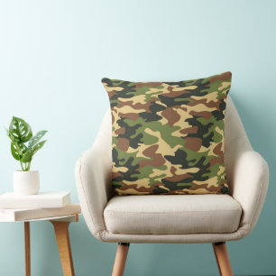 Camouflage 1 20x20 Sierkussen