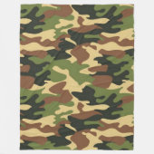 Camouflage 1 60x80 fleece deken (Voorkant)