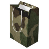 Camouflage 1 medium cadeauzakje (Achterkant Gekanteld)