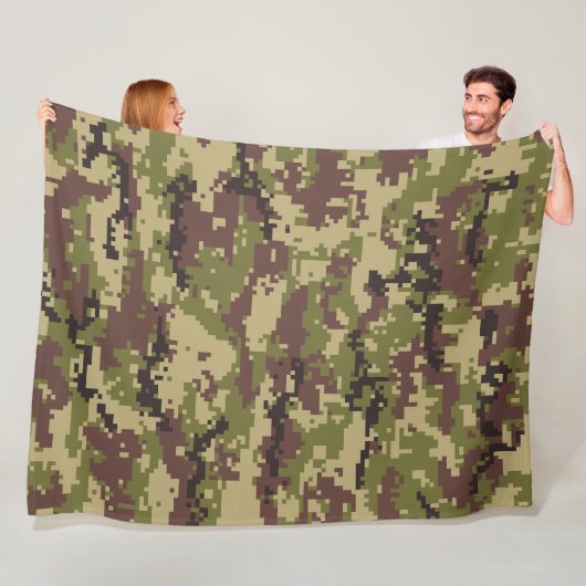 Camouflage 3 60x80 Fleece Deken (In situ)