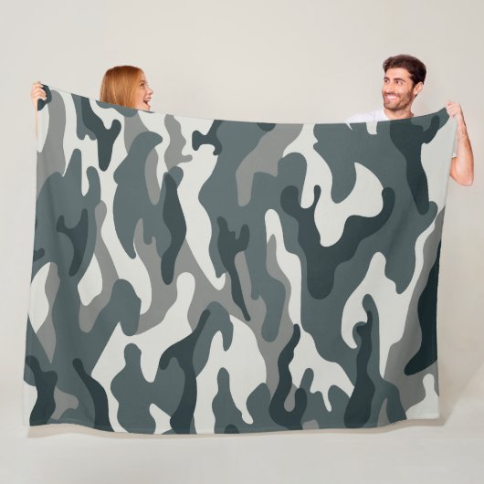 Camouflage 4 60x80 Couverture polaire (En situation)