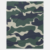 Camouflage 6 60x80 Couverture polaire (Devant)