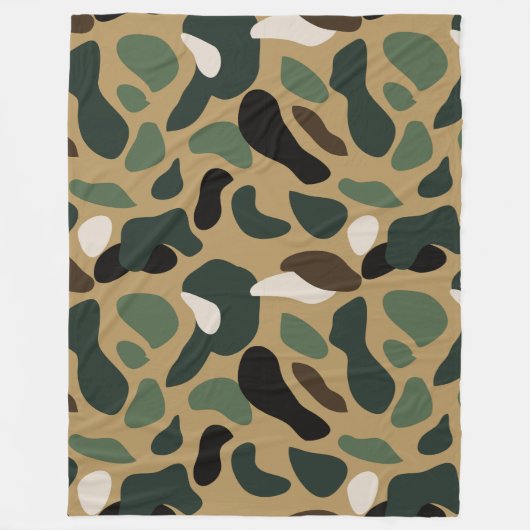 Camouflage 7 60x80 Fleece Deken (Voorkant)