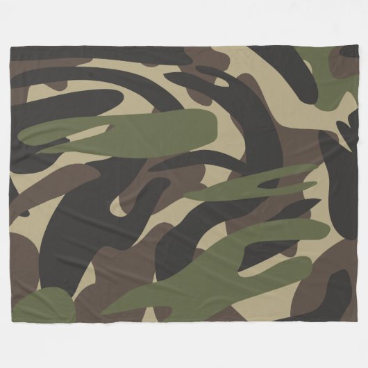 Camouflage 8 60x80 Couverture polaire (Devant (Horizontal))