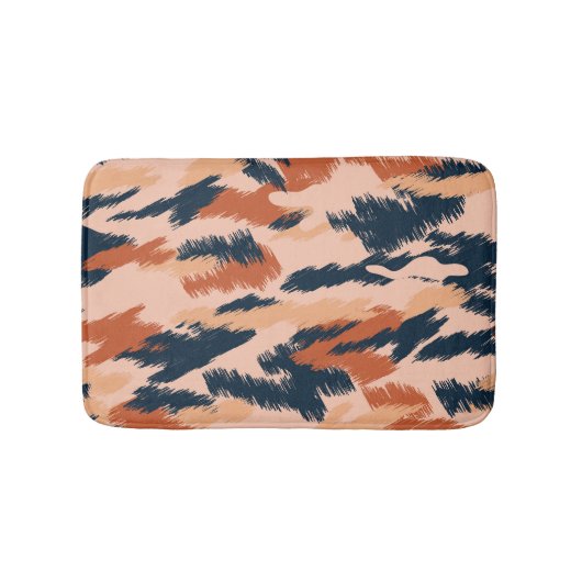 Camouflage Abstract:  naadloos behang. Badmat (Voorkant)