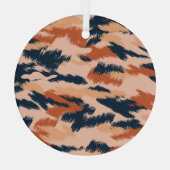 Camouflage Abstract:  naadloos behang. Glas Ornament (Achterkant)