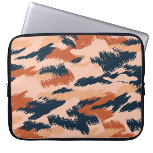Camouflage Abstract:  naadloos behang. Laptop Sleeve