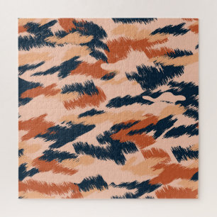 Camouflage Abstract: naadloos behang. Legpuzzel