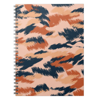 Camouflage Abstract: naadloos behang. Notitieboek