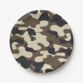 Camouflage Accessoires Papieren Bordje (Voorkant)