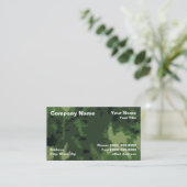 Camouflage Achtergrond Visitekaartje (Staand voorkant)