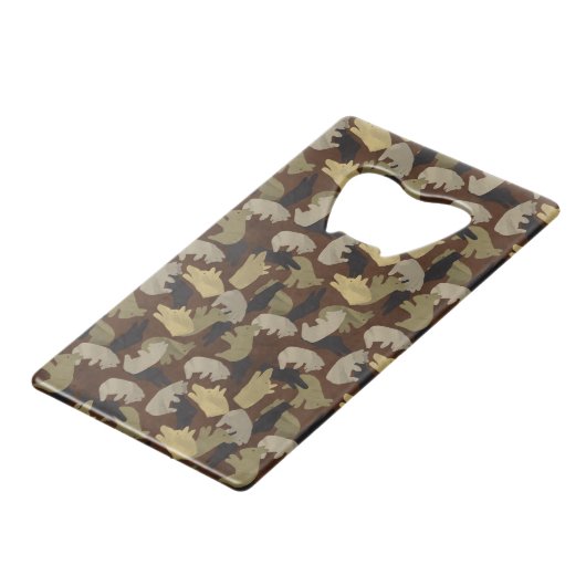 Camouflage animal Silhouette Brown (Dos Angle)