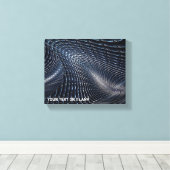 Camouflage anti-surveillance #1 canvas afdruk (Insitu (Houten vloer))