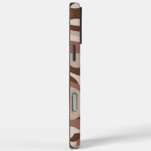 Camouflage armée Monogramme coque iphone-Beige-Bro (Verso / Droite)