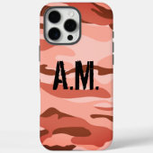 Camouflage Armée Monogramme coque iphone-Orange-Br (Verso)