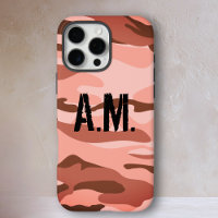 Camouflage Armée Monogramme coque iphone-Orange-Br