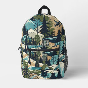 Camouflage Bedrukte Rugzak