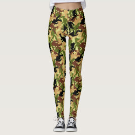 Camouflage Bigfoot Patroon Leggings