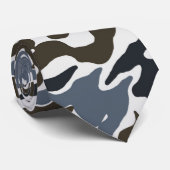 Camouflage bleu Cravate masculine (Roulé)