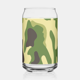 Camouflage Blikvorm Glas