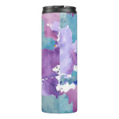 Camouflage Blue Pattern Thermosbeker (Achterkant)