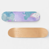 Camouflage Blue Skateboard (Horizontaal)