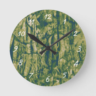 Camouflage boomschors ronde klok